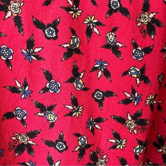 Zadig & Voltaire Tamis Liberty Floral-print Button-down Shirt Size Large - Picture 10 of 14